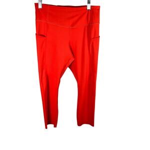Brooks Red Leggings
